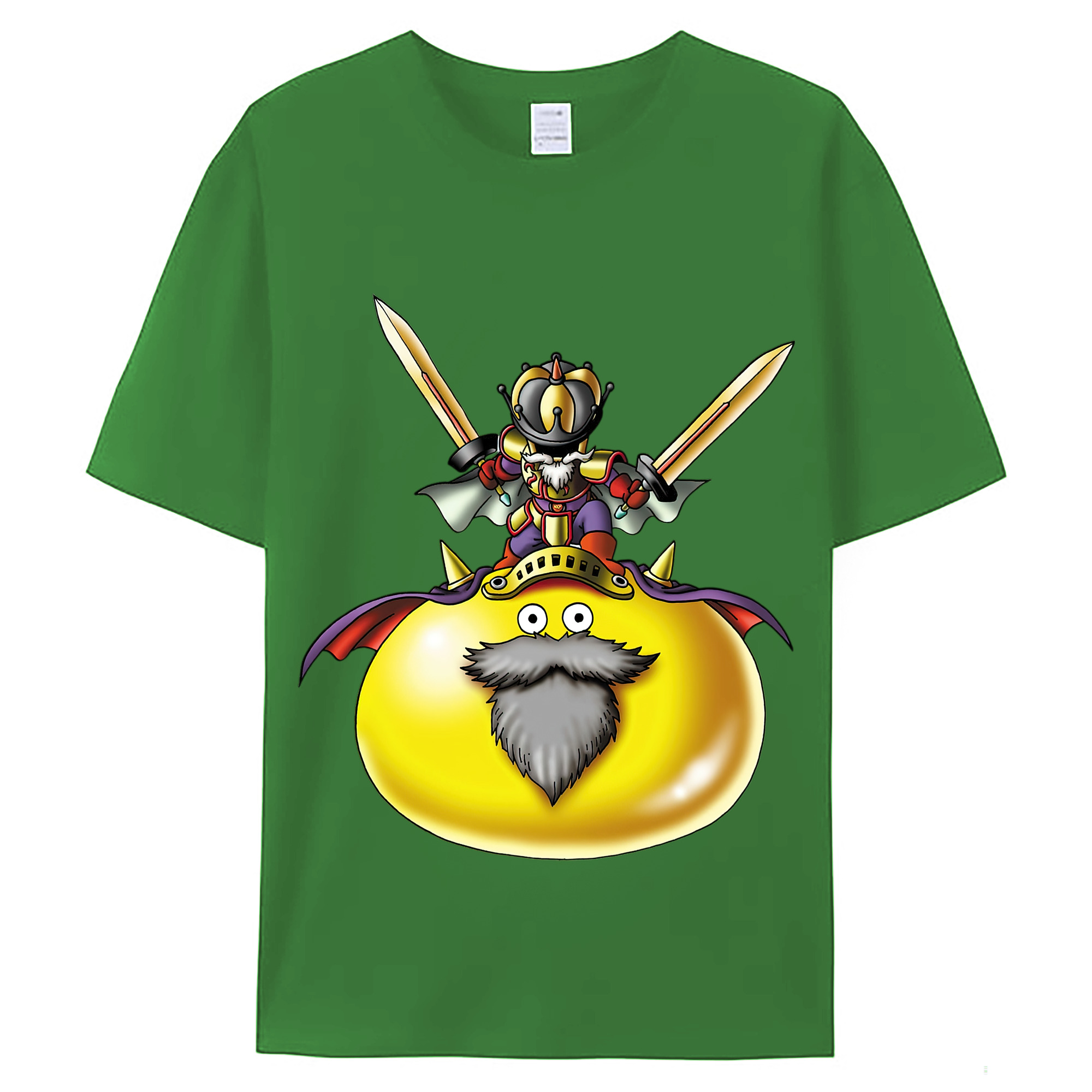 （画像用） ドラゴンクエスト Doragon Kuesuto Dragon Quest レディースカジュアルプリントTシャツ（綿100％）
